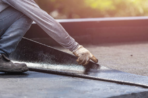Professional Basement Waterproofing technician working in Somerset, VA